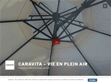 Tablet Screenshot of caravita-vie-en-plein-air.com